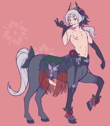 bicorn_(monster_girl_encyclopedia), monster_girl_encyclopedia, 1boy, bicorn, big_penis