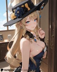 navia_(genshin_impact), genshin_impact, houseofsinners, 1girl, bangs