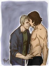lucifer_(supernatural), sam_winchester, supernatural_(series), blonde_hair, brunette