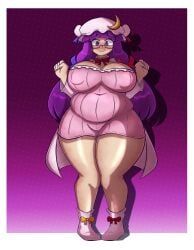 patchouli_knowledge, touhou, erofabist, fabstdraws, 1girls