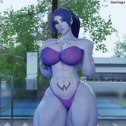 amelie_lacroix, kiriko_(overwatch), tracer, widowmaker, activision