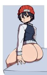 izumo_fuuko, undead_unluck, x_yarita, 1girls, ass