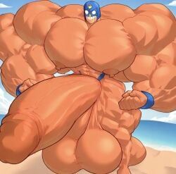 el_primo_(brawl_stars), brawl_stars, bara, big_balls, big_muscles