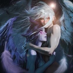kayle, morgana, league_of_legends, league_of_legends:_wild_rift, aisei