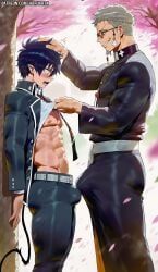 fujimoto_shiro, okumura_rin, ao_no_exorcist, haruartx, bara