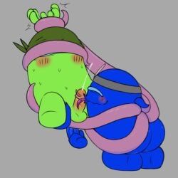 blue_(among_us), lime_(among_us), among_us, among_us_(series), ass