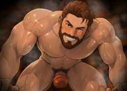 original_character, original, funa_(artist), 1boy, abs