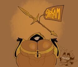 jinti_(artist), 1girls, belly, breasts, chest