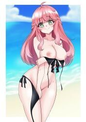 aivy_lovencraft, indie_virtual_youtuber, long_tao, 1girls, areolae