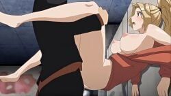 okita_asuka, rin_x_sen, rin_x_sen_+_ran_-_sem_cross_mix, 1boy, 1girls