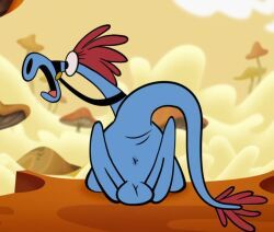 sylvia_(wander_over_yonder), wander_over_yonder, anus, balls, zbornak