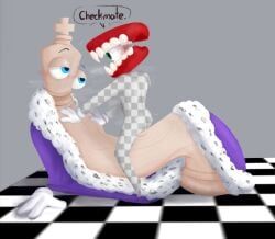 caine_(the_amazing_digital_circus), kinger_(the_amazing_digital_circus), chess, tadc, the_amazing_digital_circus