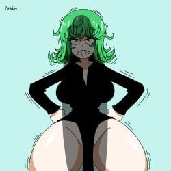 tatsumaki, one-punch_man, pumdum, ass, black_robe