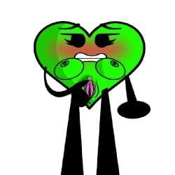 greenheartr34, asshole, blushing, clenched_teeth, cunt
