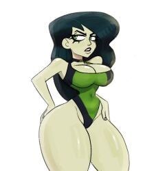 shego, kim_possible, vanillasketchy, annoyed, black_hair