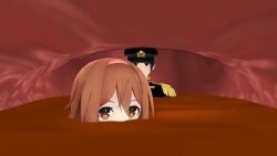 zero_mmd, belly, belly_sounds, cute_girl, giantess