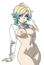 michael_kaiser, blue_lock, gribo4ek, 1girl, artist_name