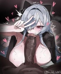 cinderella_(beautiful_me)_(nikke), cinderella_(nikke), goddess_of_victory:_nikke, doddbdck1103, blowjob