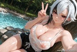 arlecchino_(genshin_impact), genshin_impact, kermixx, 1girl, bangs