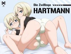 erica_hartmann, ursula_hartmann, strike_witches, world_witches_series, acrux