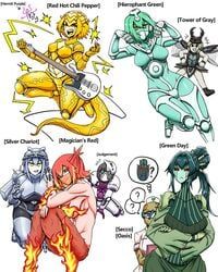 green_day_(jjba), hermit_purple, hierophant_green, joseph_joestar, judgement_(jjba)