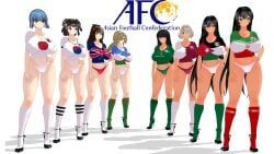 original, world_cup, artist_request, 6+girls, 8girls