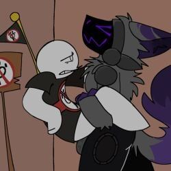 protogen, anti_furry, unknown_artist, anthro, anthro_penetrating