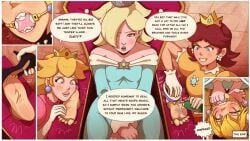 bowsette, princess_daisy, princess_peach, princess_rosalina, mario_(series)