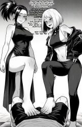 izuku_midoriya, momo_yaoyorozu, ochako_uraraka, my_hero_academia, mr.skull