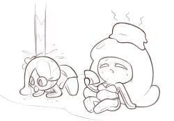 cocoa_cookie, tiger_lily_cookie, cookie_run, soff_doll, bent_over