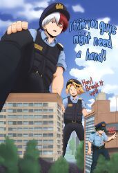 denki_kaminari, izuku_midoriya, shouto_todoroki, my_hero_academia, elmyr