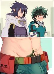 amajiki_tamaki, izuku_midoriya, katsuki_bakugou, my_hero_academia, elmyr