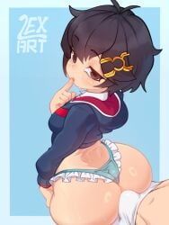peni_parker, peni_parker_(marvel_tokon), marvel, marvel_tokon:_fighting_souls, lexart_thighzzzz