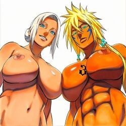 mabui, tia_harribel, bleach, naruto, naruto_(series)