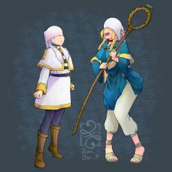 frieren, marcille_donato, dungeon_meshi, sousou_no_frieren, renderp3
