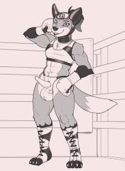 dcheese, anthro, ballboxing, balls, boots