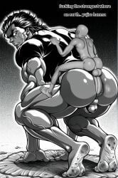 anonymous_male, yujiro_hanma, baki, baki_the_grappler, anal