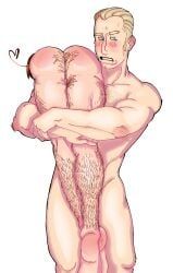 germany_(hetalia), italy_(hetalia), hetalia, 2boys, ass