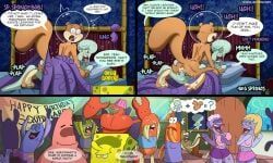 larry_the_lobster, mal, patrick_star, sandy_cheeks, spongebob_squarepants_(character)