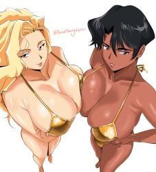 ayuko_hayami, madame_president, golden_boy, davidhuang36221, 2girls