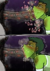 beast_boy, raven_(dc), dc, dc_comics, teen_titans