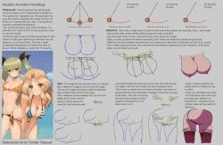 tony_taka, bent_over, big_breasts, bikini, bikini_bottom