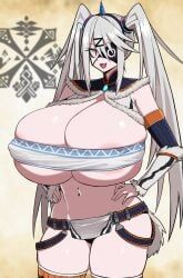 hunter_(monster_hunter), original_character, original, dekapaiyukari, :3