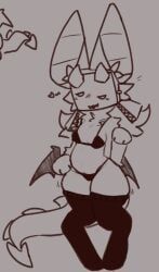 anthro, anthro_bat, bat_ears, box_head, chubby_female