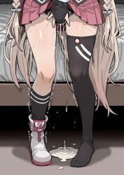 ia_(vocaloid), vocaloid, vocaloid_3, 1girl, asymmetrical_legwear