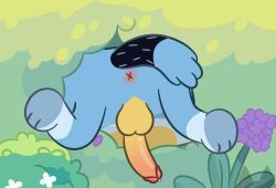 bandit_heeler, bluey_(series), banditr17, anthro, anus