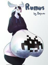 dafqwet, anthro, antlers, clothed, deer_antlers