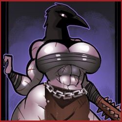 crow_mauler, fear_and_hunger, mister_feelgood, 1girls, big_breasts