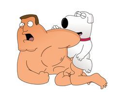 brian_griffin, joe_swanson, family_guy, 2boys, anal