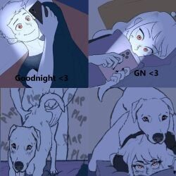 smoo, snoo, hyperlinked, 2boys, 2girls